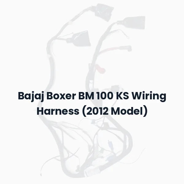 Bajaj Boxer BM 100 KS Wiring Harness (2012 Model)