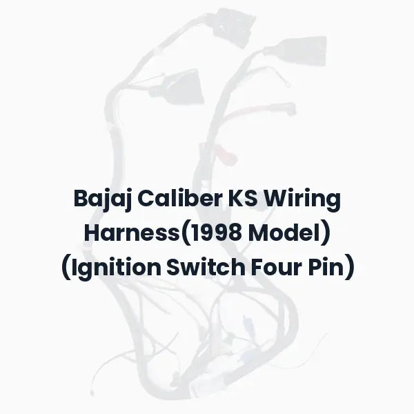 Bajaj Caliber KS Wiring Harness(1998 Model) (Ignition Switch Four Pin)