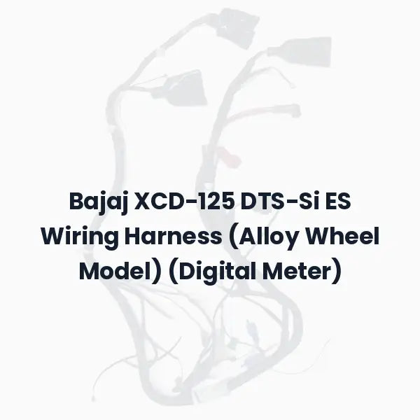 Bajaj XCD-125 DTS-Si ES Wiring Harness (Alloy Wheel Model) (Digital Meter)