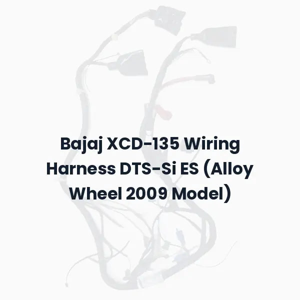 Bajaj XCD-135 Wiring Harness DTS-Si ES (Alloy Wheel 2009 Model)