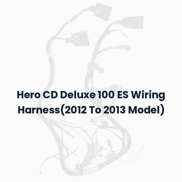 Hero CD Deluxe 100 ES Wiring Harness(2012 To 2013 Model)