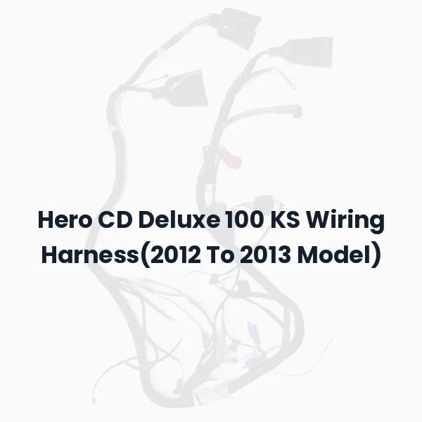 Hero CD Deluxe 100 KS Wiring Harness(2012 To 2013 Model)