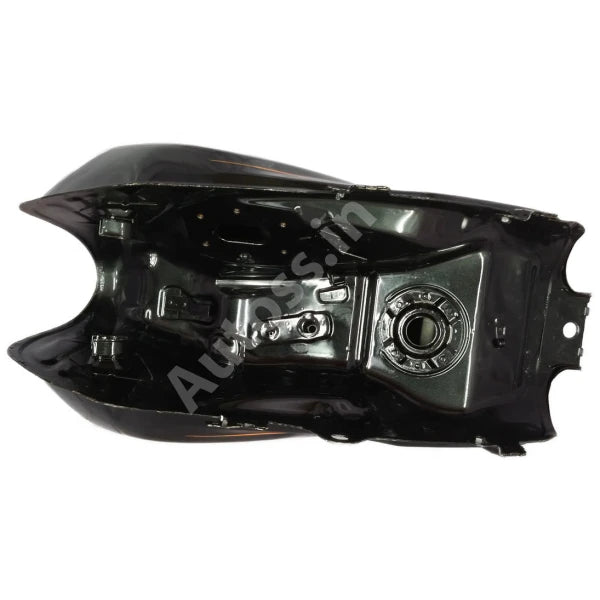 HERO Super Splendor BS6 Petrol Tank BLACK and ORANGE