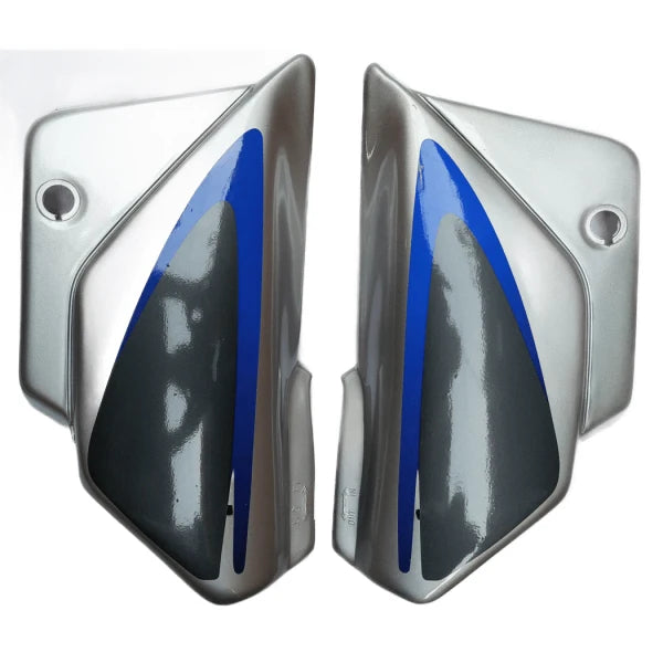 SIDE PANEL HERO SPLENDOR PLUS SILVER BLUE