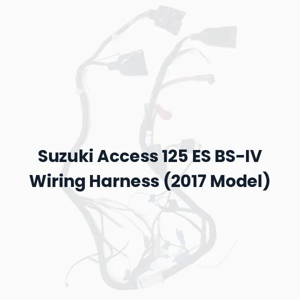 Suzuki Access 125 ES BS-IV Wiring Harness (2017 Model)