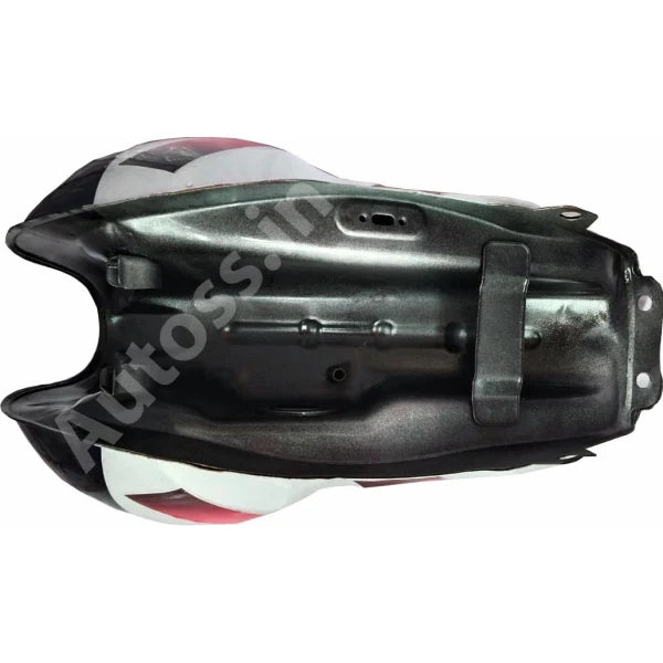 TVS Victor Glx Petrol Tank BLACK RED