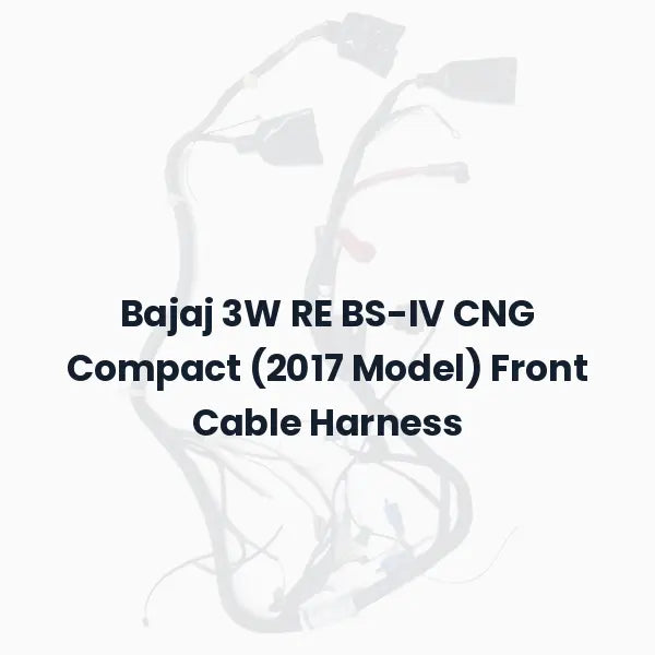 Bajaj 3W RE BS-IV CNG Compact (2017 Model) Front Cable Harness
