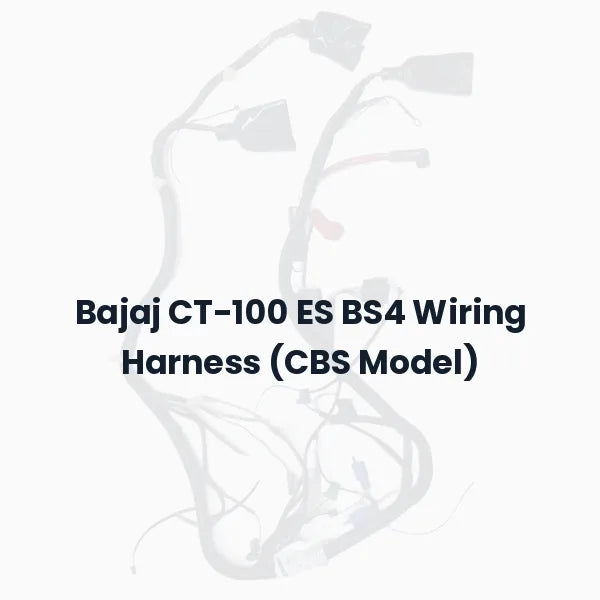 Bajaj CT-100 ES BS4 Wiring Harness (CBS Model)
