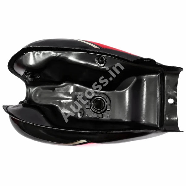 BAJAJ CT 100 X Bike Petrol Tank BLACK and RED