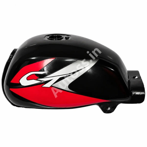 BAJAJ CT 100 X Bike Petrol Tank BLACK and RED