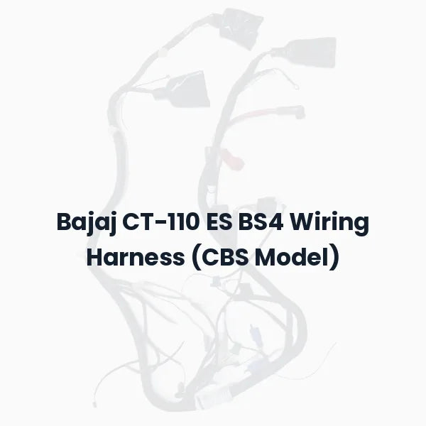 Bajaj CT-110 ES BS4 Wiring Harness (CBS Model)