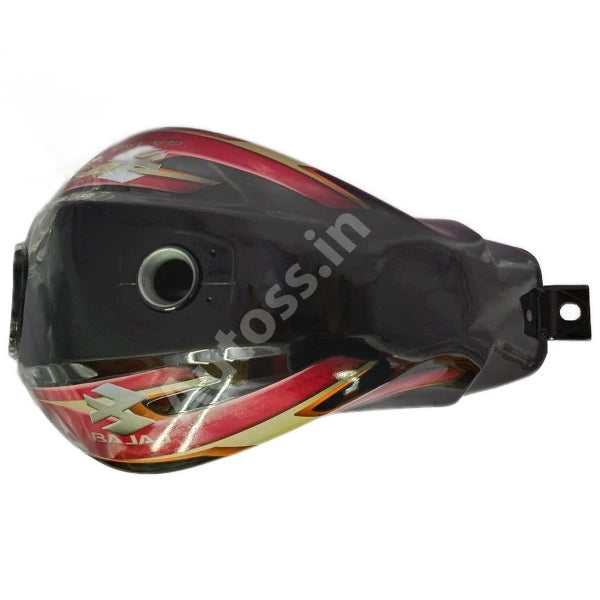 BAJAJ Discover 125 Petrol Tank BLACK and RED