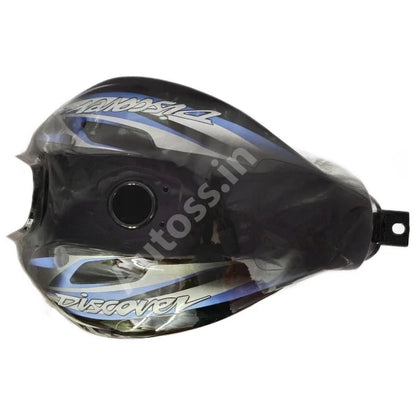 BAJAJ Discover M Petrol Tank BLACK and BLUE