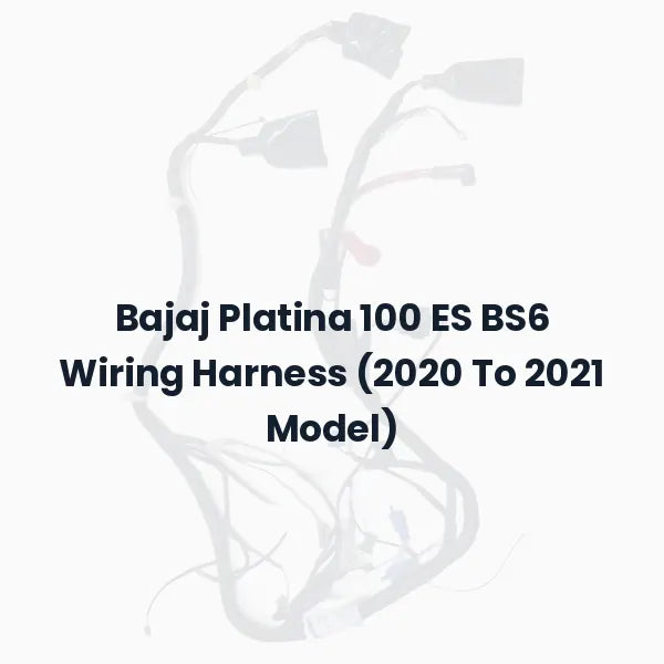 Bajaj Platina 100 ES BS6 Wiring Harness (2020 To 2021 Model)