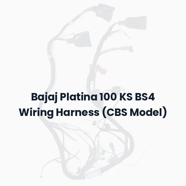 Bajaj Platina 100 KS BS4 Wiring Harness (CBS Model)