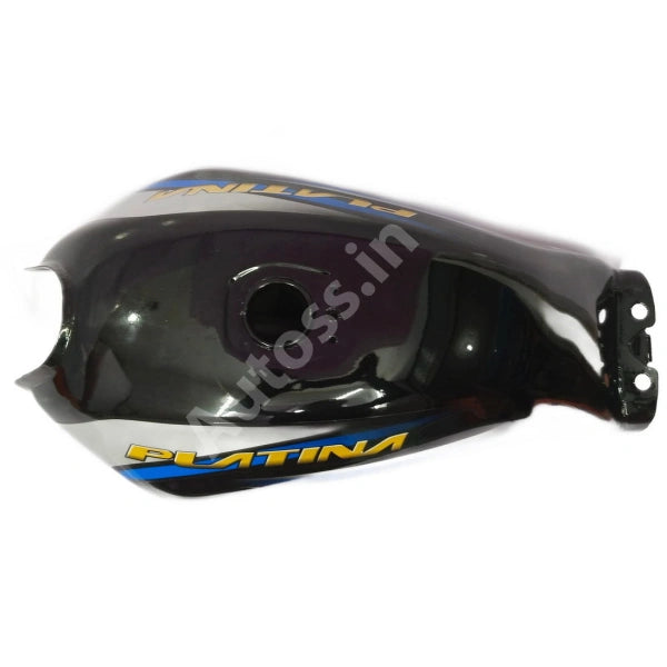 BAJAJ Platina Comfort Petrol Tank BLACK and BLUE