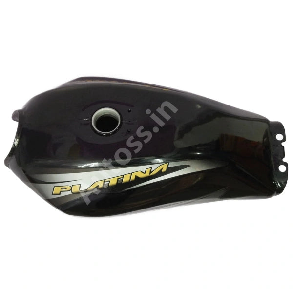 BAJAJ Platina Comfort Petrol Tank BLACK and GREY