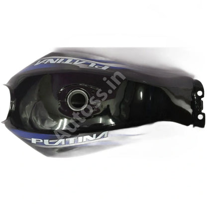BAJAJ Platina Petrol Tank 125 BLACK and BLUE