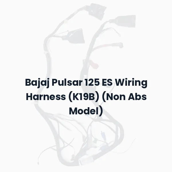 Bajaj Pulsar 125 ES Wiring Harness (K19B) (Non Abs Model)