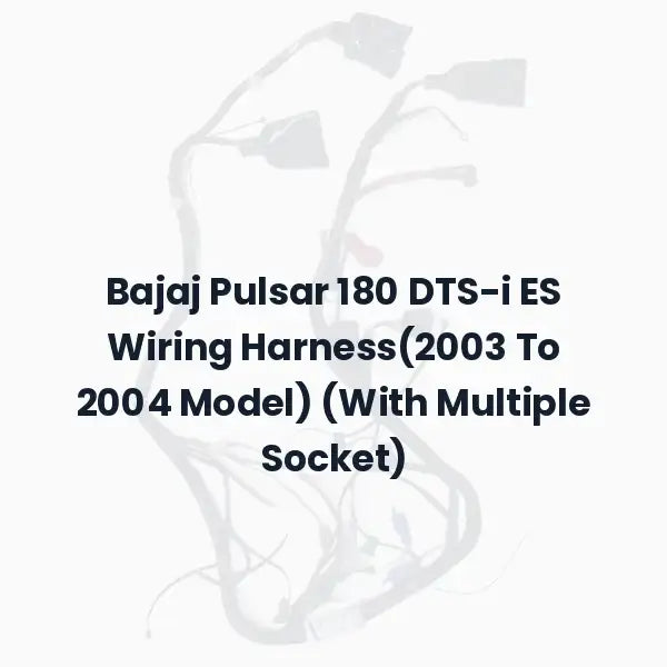 Bajaj Pulsar 180 DTS-i ES Wiring Harness(2003 To 2004 Model) (With Multiple Socket)