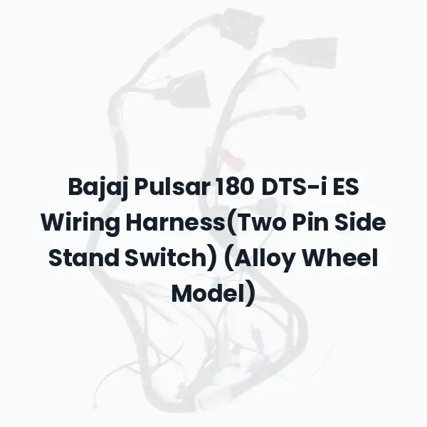 Bajaj Pulsar 180 DTS-i ES Wiring Harness(Two Pin Side Stand Switch) (Alloy Wheel Model)