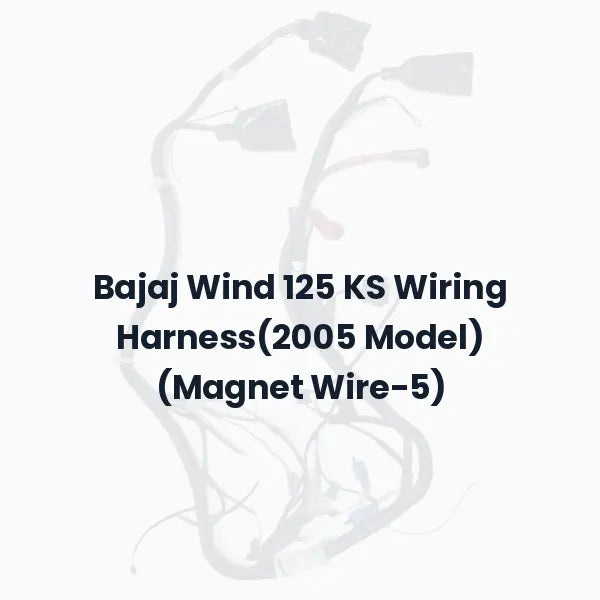Bajaj Wind 125 KS Wiring Harness(2005 Model) (Magnet Wire-5)