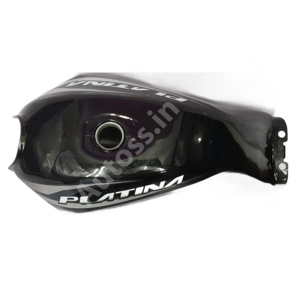 Ensons Petrol Tank BAJAJ Platina ES BLACK and SILVER