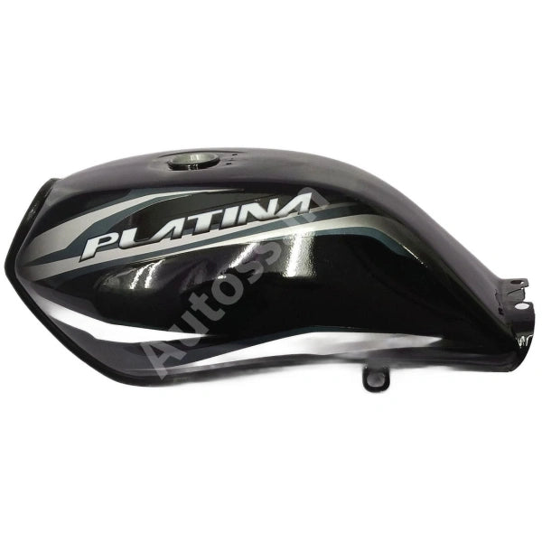 Ensons Petrol Tank BAJAJ Platina ES BLACK and SILVER