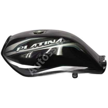 Ensons Petrol Tank BAJAJ Platina ES BLACK and SILVER