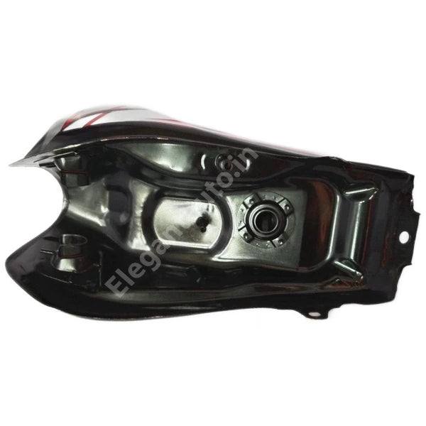 HERO CD Deluxe Bike Petrol Tank 2016 BLACK and RED