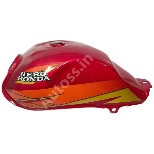 HERO CD Deluxe PETROL TANK New Model RED