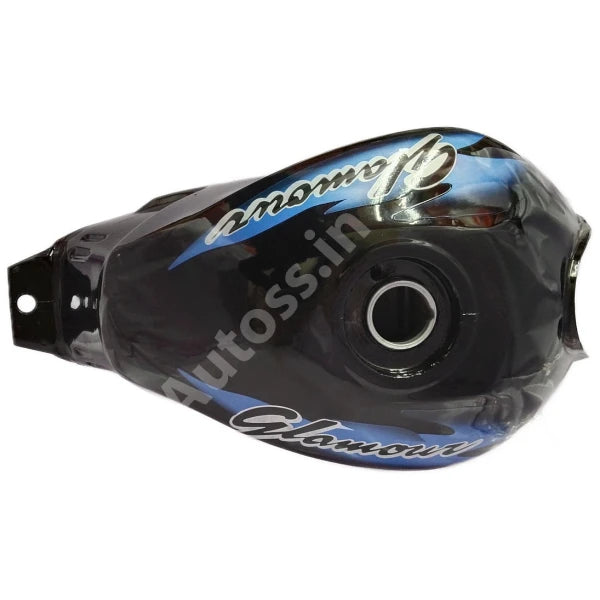 HERO Glamour Type 2 Petrol Tank BLACK and BLUE