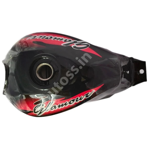 HERO Glamour Type 2 Petrol Tank BLACK and RED