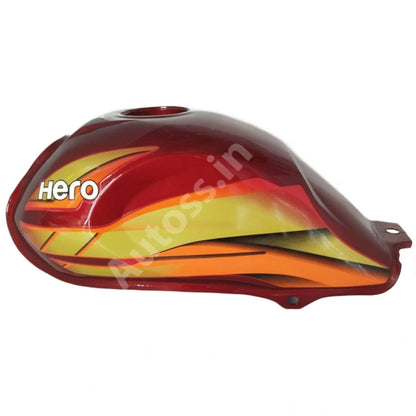 HERO HDFX BS4 PETROL TANK Red