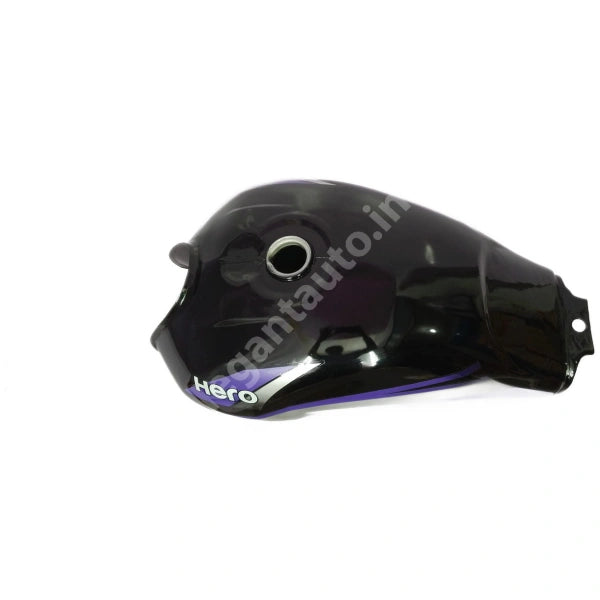 HERO HF Deluxe PETROL TANK BLACK and BLUE