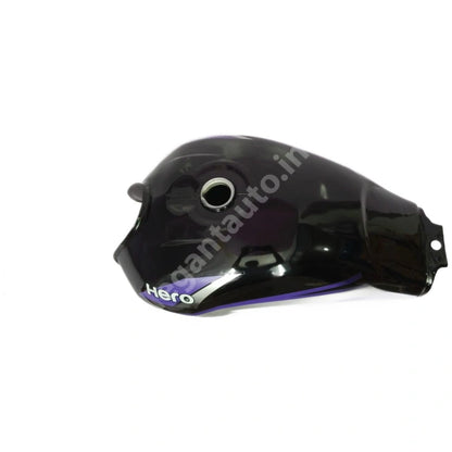 HERO HF Deluxe PETROL TANK BLACK and BLUE
