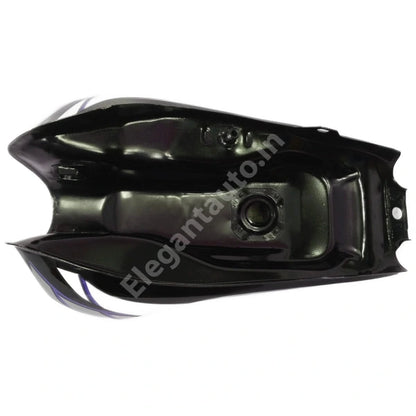 HERO HF Deluxe PETROL TANK BLACK and BLUE