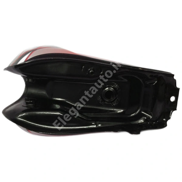 HERO HF Deluxe PETROL TANK BLACK and RED