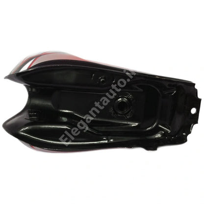 HERO HF Deluxe PETROL TANK BLACK and RED