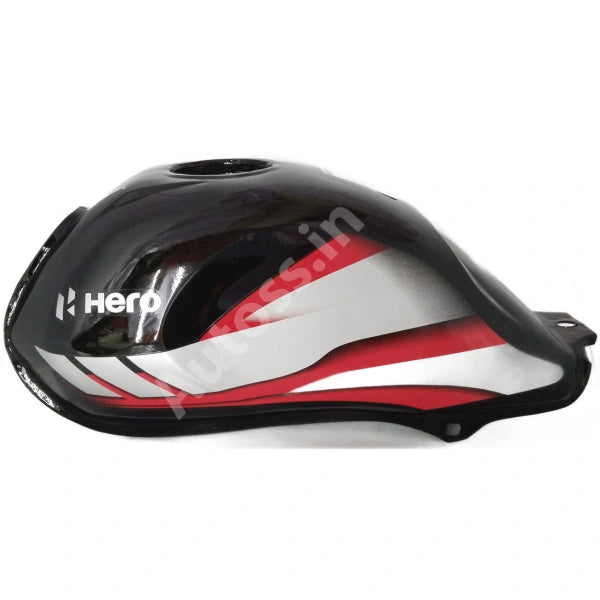 HERO HFDX BS6 Petrol Tank BLACK and RED