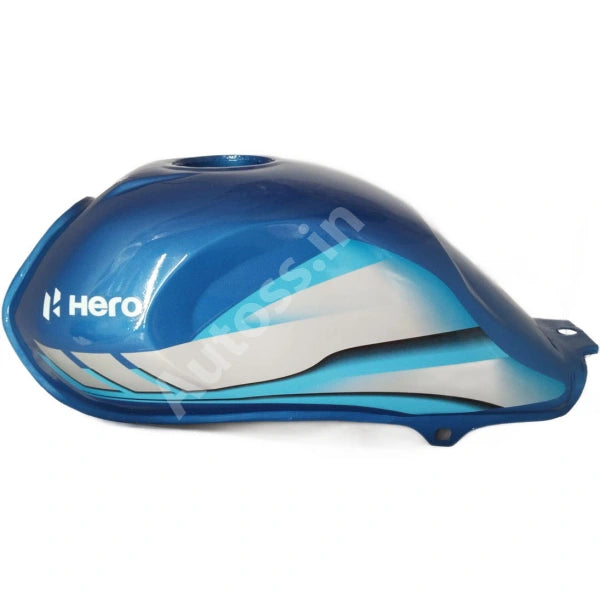 HERO HFDX BS6 PETROL TANK BLUE