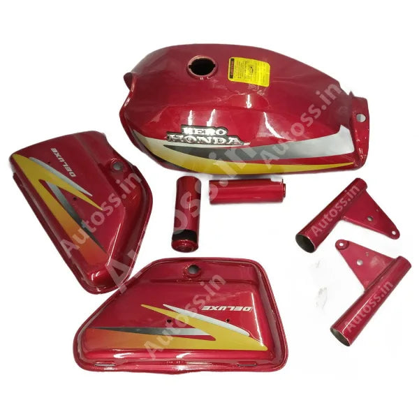 HERO HONDA CD Y2K RED PETROL TANK KIT