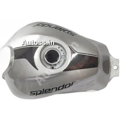 HERO I-SMART 110 BS4 Petrol Tank SILVER BLACK
