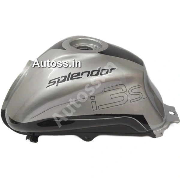 HERO I-SMART 110 BS4 Petrol Tank SILVER BLACK