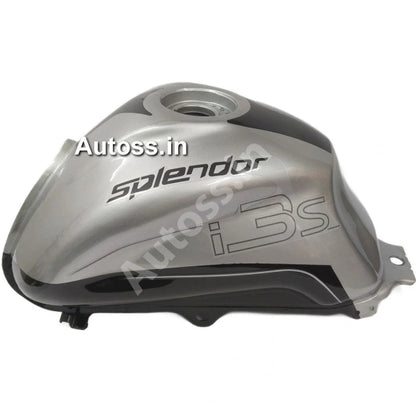 HERO I-SMART 110 BS4 Petrol Tank SILVER BLACK
