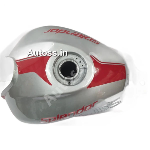 HERO I-SMART 110 BS4 Petrol Tank SILVER RED