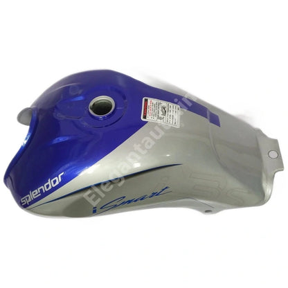 HERO I-SMART PETROL TANK SILVER and BLUE