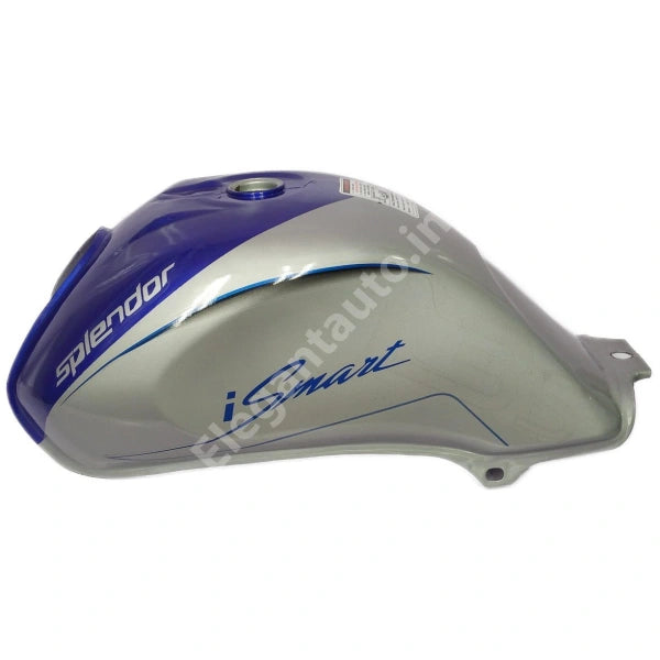 HERO I-SMART PETROL TANK SILVER and BLUE