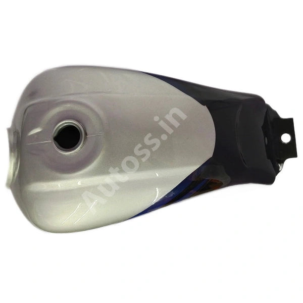 HERO Passion Plus Alloy Wheel PETROL TANK SILVER and BLUE