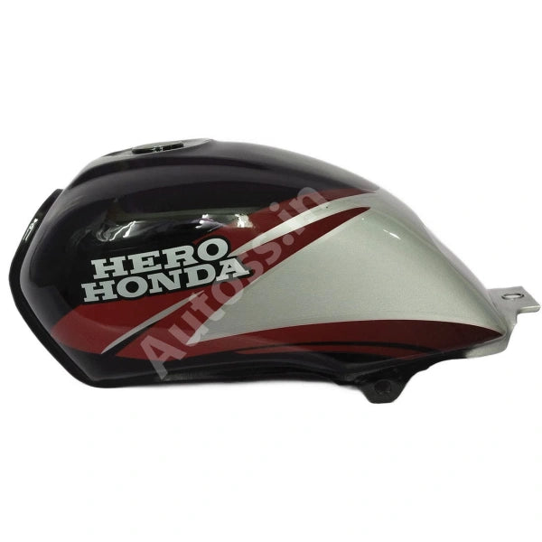 HERO PASSION PLUS Petrol Tank BLACK and RED